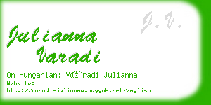 julianna varadi business card